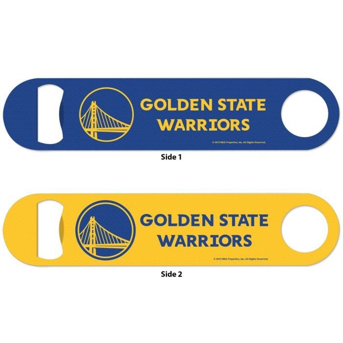 Golden State Warriors NBA Metal Bottle Opener