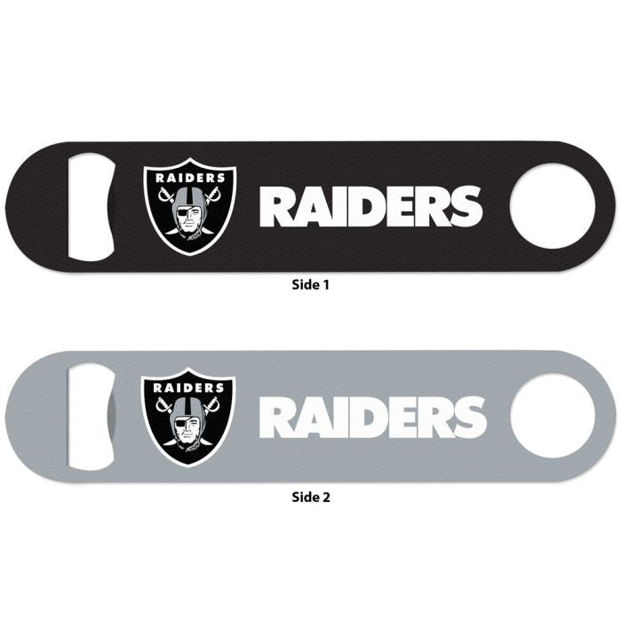 Las Vegas Raiders NFL Metal Bottle Opener