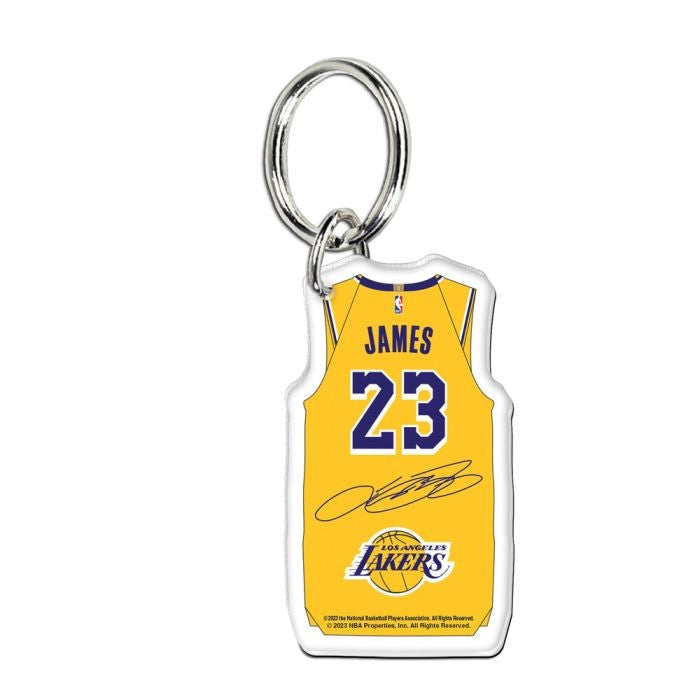 Lebron James Los Angeles Lakers 23 Jersey NBA Acrylic Keyring