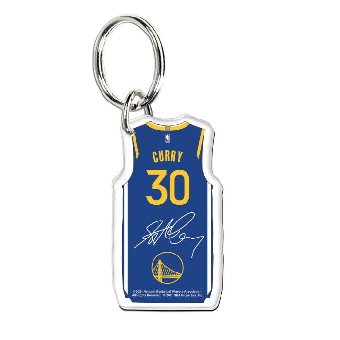 Steph Curry Golden State Warriors 30 Jersey NBA Acrylic Keyring