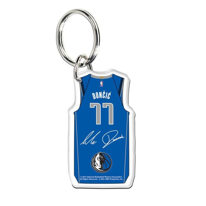 Luka Doncic Dallas Mavericks 77 Jersey NBA Acrylic Keyring