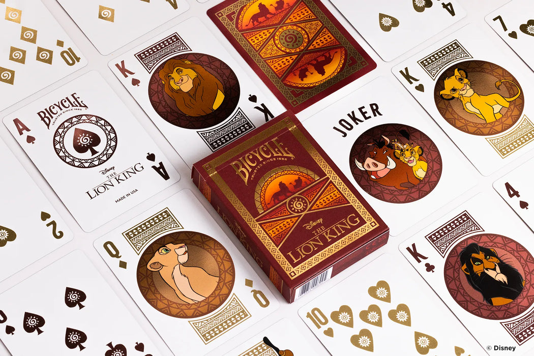 Bicycle Playing Cards : Disney Lion King Inspired Playing Cards