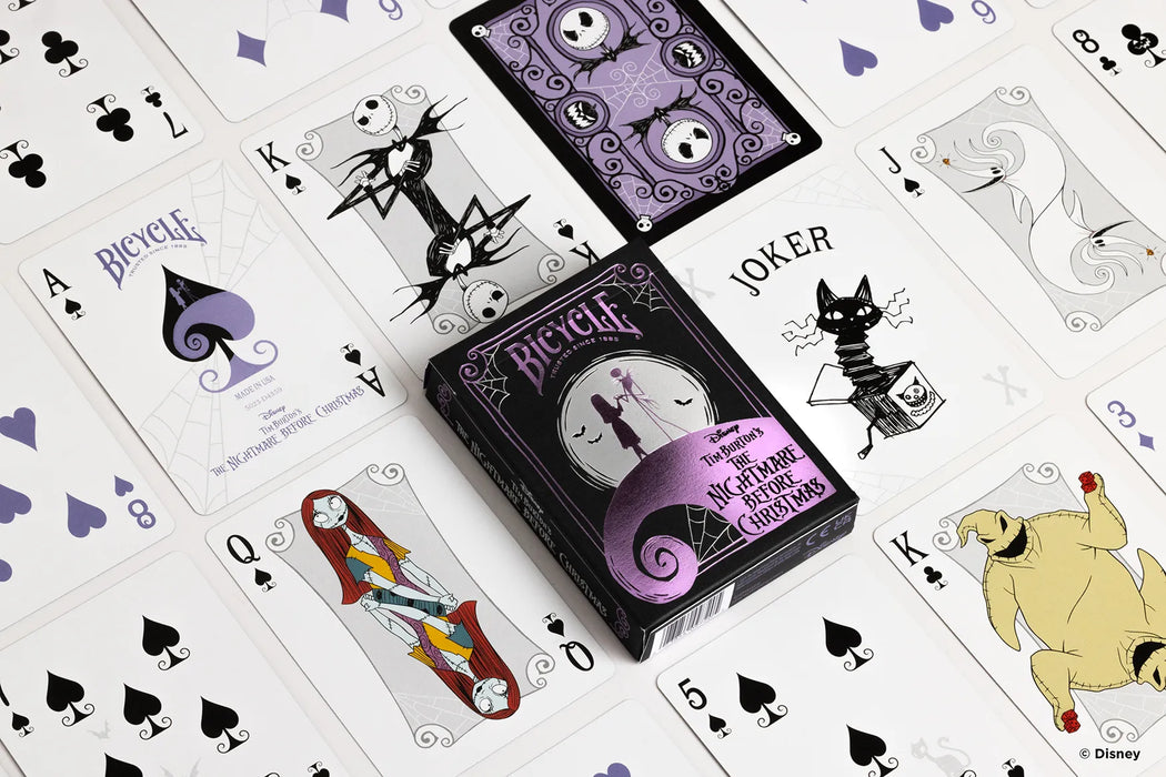 Bicycle Playing Cards : Disney Tim Burton's Nightmare Before Christmas Playing Cards