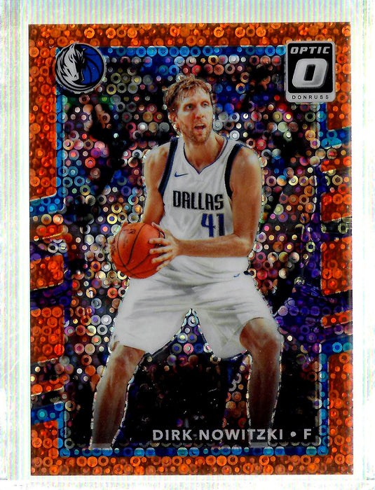 20 2017-18 Optic Dirk Nowitzki Orange Fast Break Prizm 193