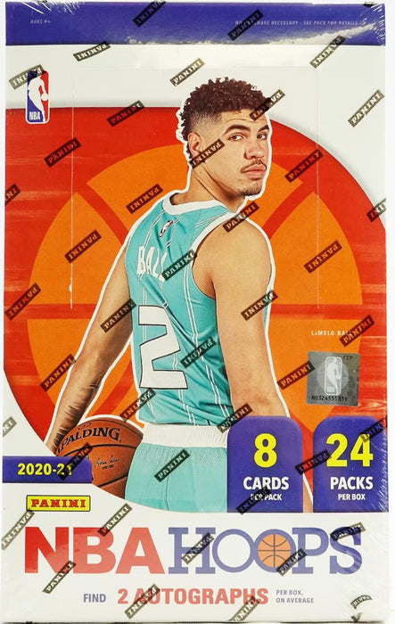 2020-21 Panini NBA Hoops Basketball Hobby Box