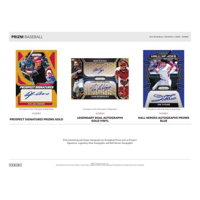 2024 Panini Prizm Baseball Hobby Box