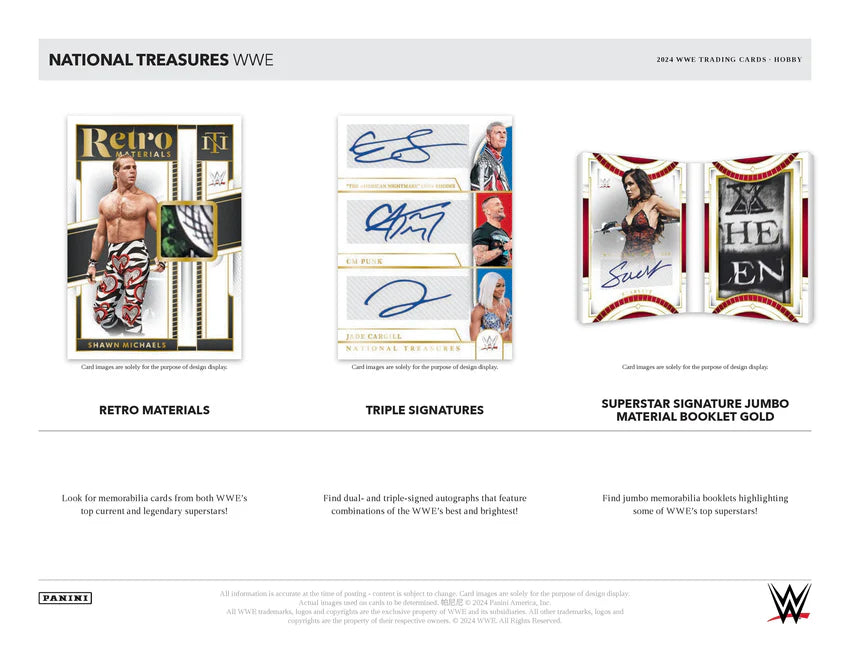 2024 Panini National Treasures WWE Hobby Box