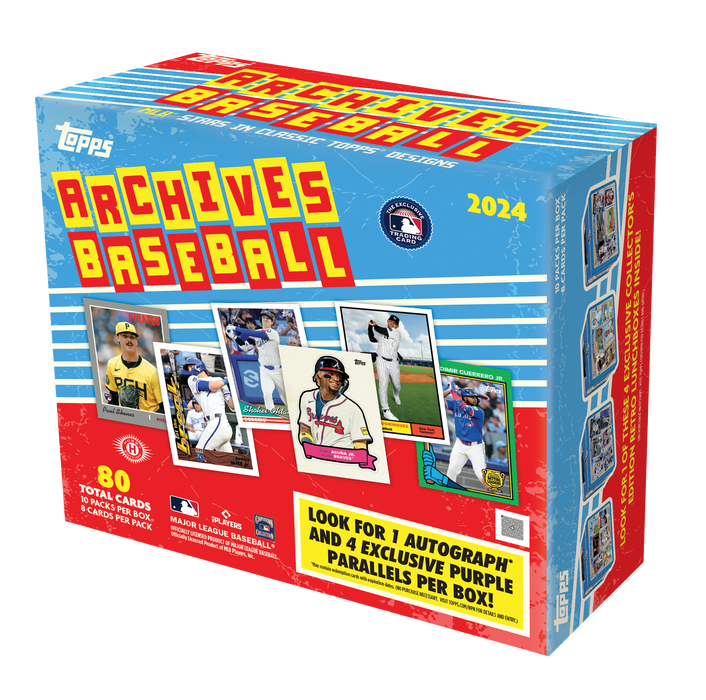 2024 Topps Archives Baseball Collector Box