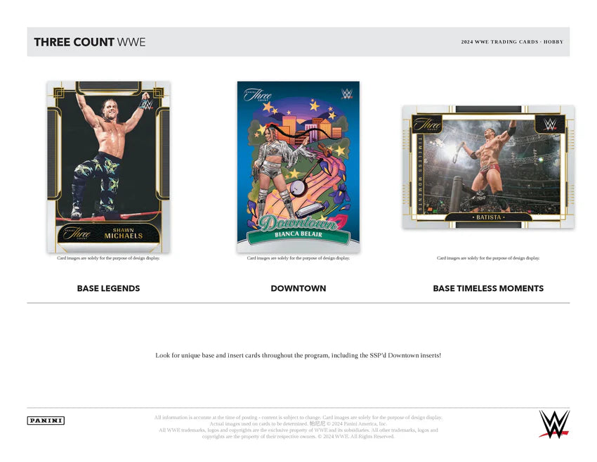 2024 Panini WWE Three Count Hobby Box