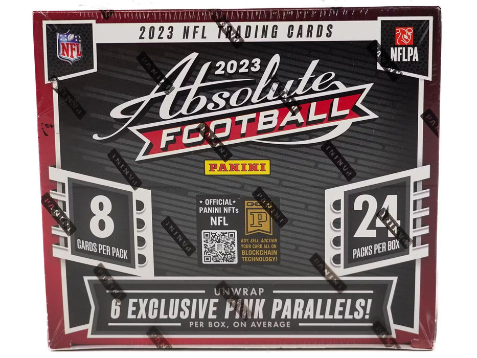 2023 Panini Absolute NFL Football Retail 24-Pack Box (Pink Parallels)