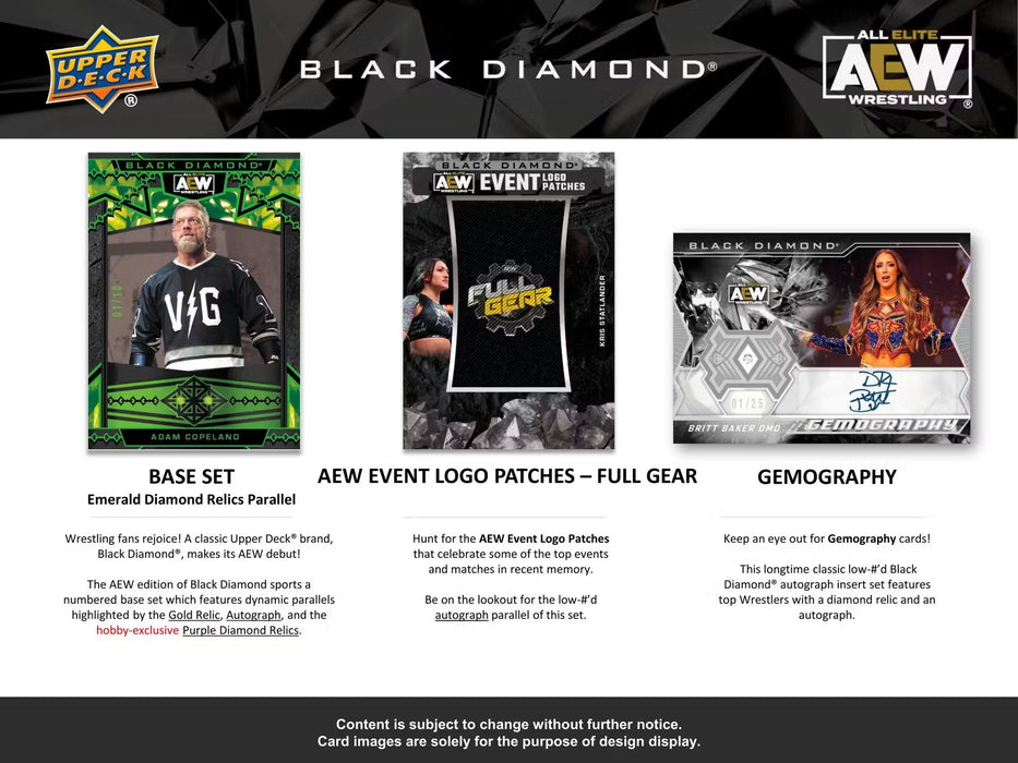 2024 Upper Deck AEW Black Diamond Wrestling Hobby Box