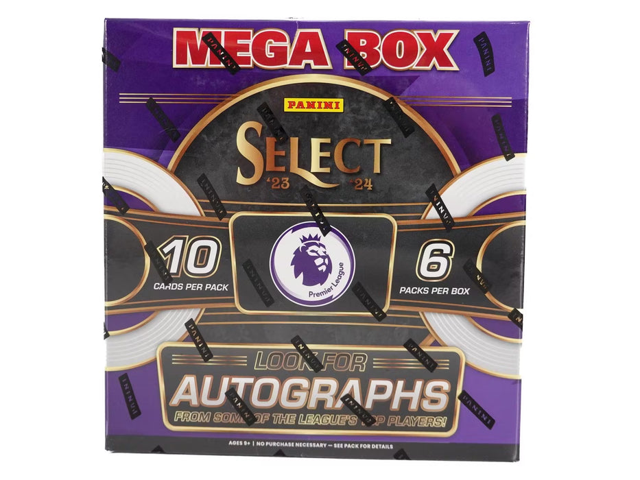 2023-24 Panini Select Premier League EPL Soccer Mega Box (Pink Ice + Orange Ice)