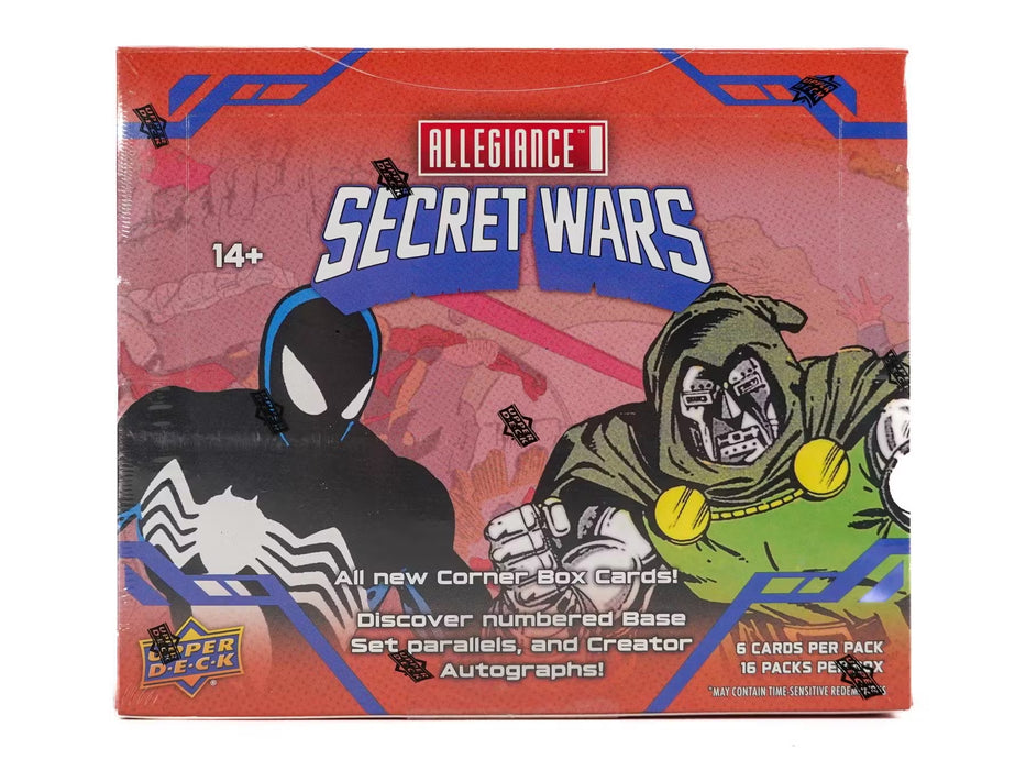 2024 Upper Deck Marvel Allegiance Secret Wars 1984 Trading Cards Hobby Box