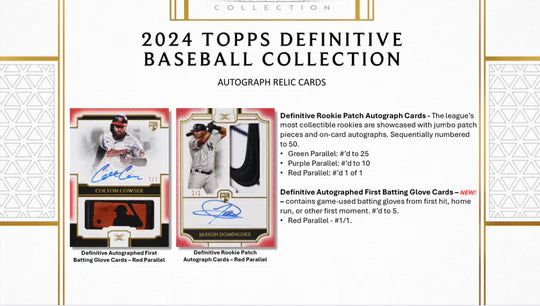 2024 Topps Definitive Collection Baseball Hobby Box