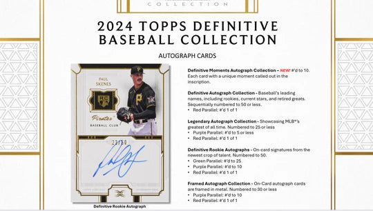 2024 Topps Definitive Collection Baseball Hobby Box