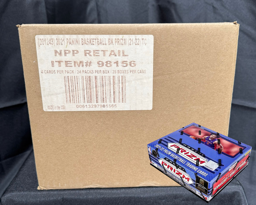 2021-22 Panini Prizm Basketball Retail Box Sealed Case (20 Boxes)