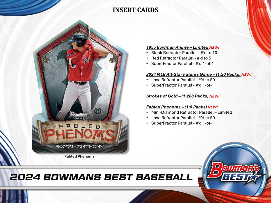 2024 Topps Baseball Bowman's Best Hobby Box