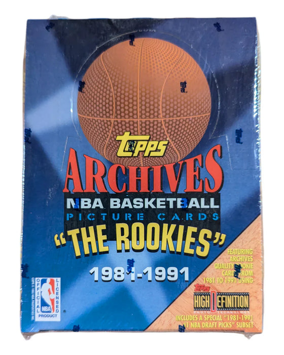 Topps Archives NBA Basketball 1981-1991 “The Rookies” Box