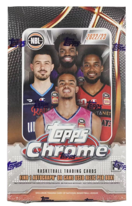 2022-23 Topps Chrome NBL Basketball Hobby Box