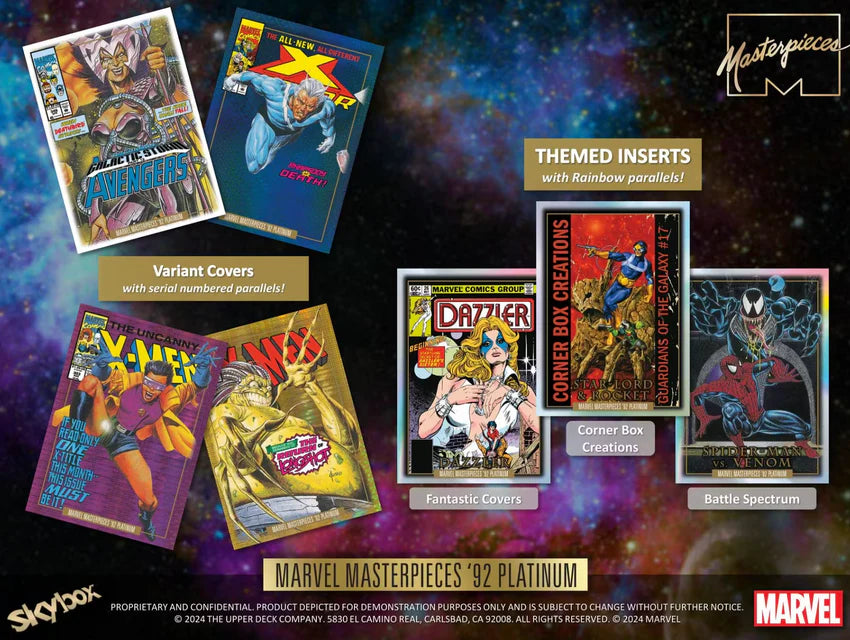 2024 Upper Deck Marvel Masterpieces '92 Platinum Hobby Box