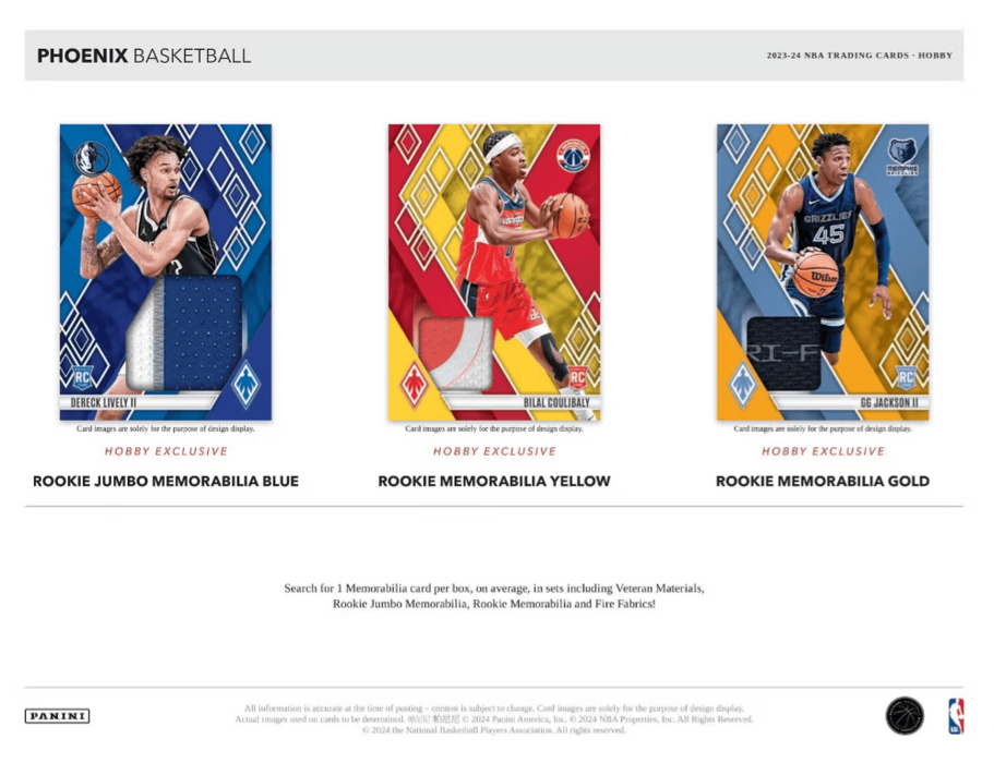 2023-24 Panini Phoenix Basketball Hobby Box