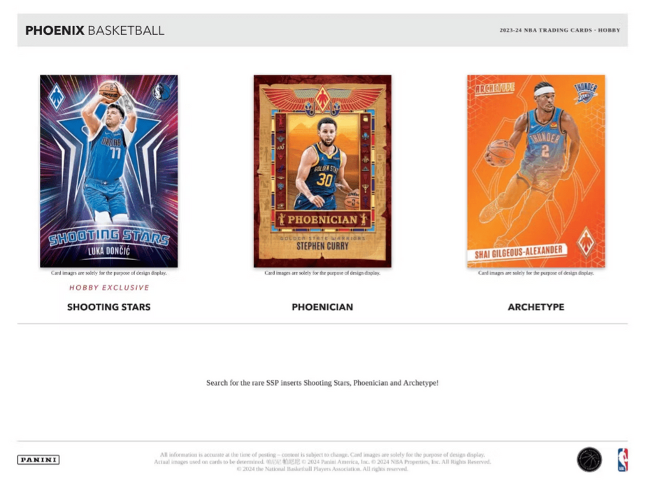 2023-24 Panini Phoenix Basketball Hobby Box