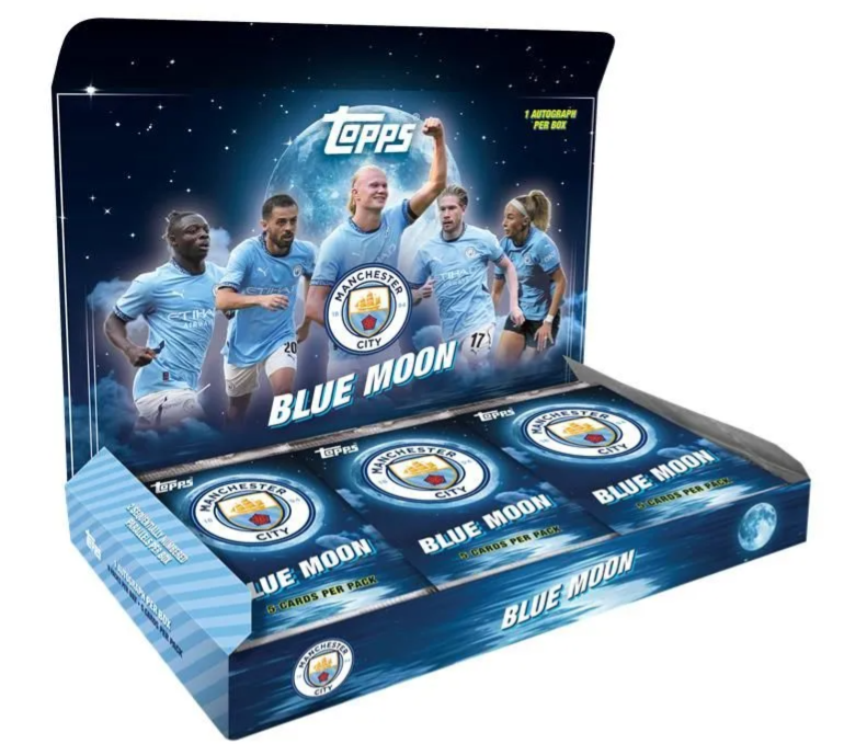 2024-25 Topps Blue Moon Manchester City Soccer Team Set Box