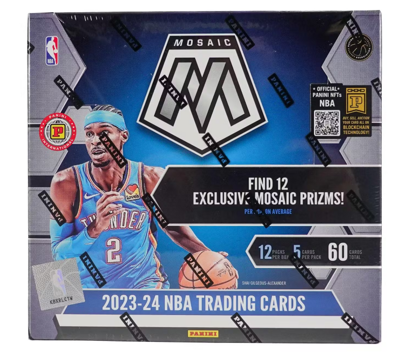 2023-24 Panini Mosaic Basketball Hobby International Box