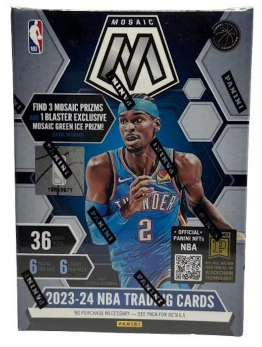 2023-24 Panini Mosaic Basketball 6-Pack Hobby Blaster Box