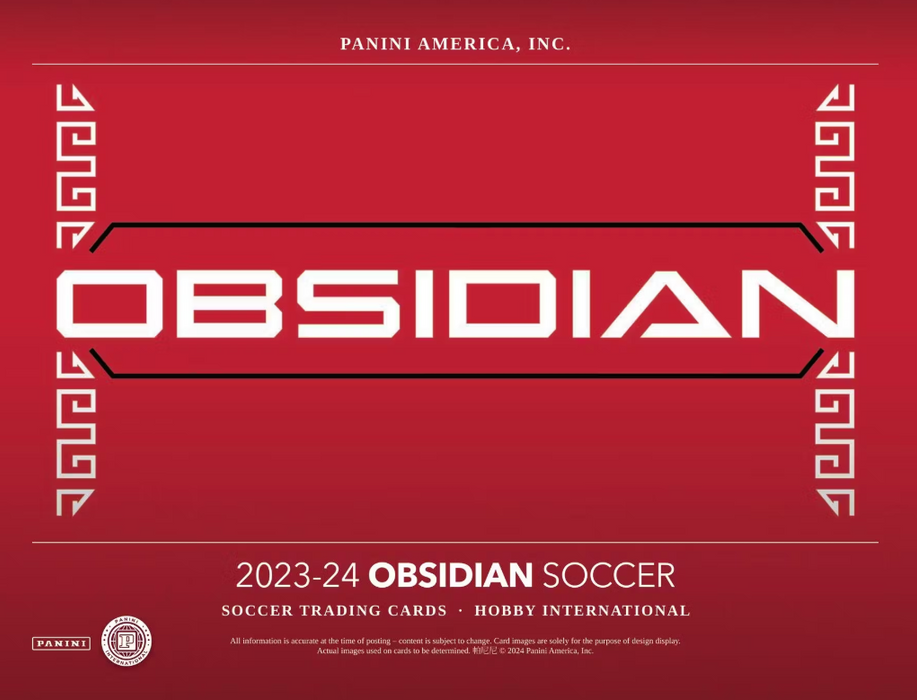 2023-24 Panini Obsidian Soccer International Hobby Box