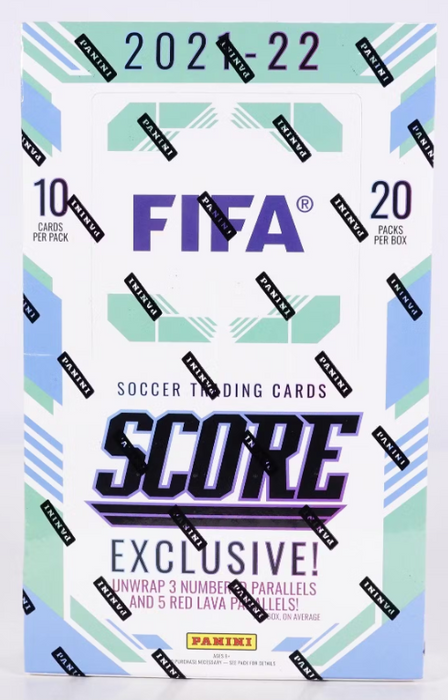 2021-22 Panini Score FIFA Soccer Retail 20-Pack Box