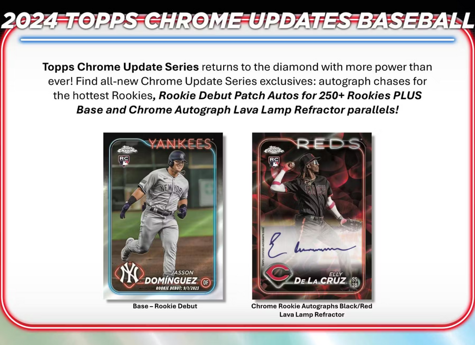 2024 Topps Chrome Update Series Baseball Breaker Delight Box