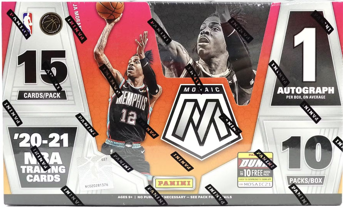 2020-21 Panini Mosaic Basketball Hobby Box