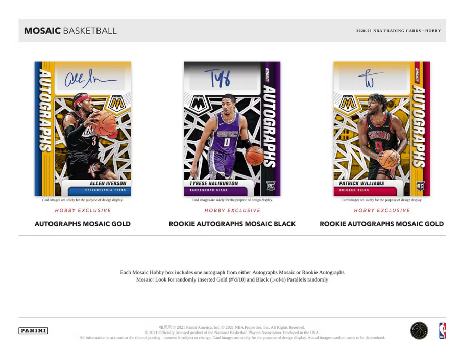 2020-21 Panini Mosaic Basketball Hobby Box