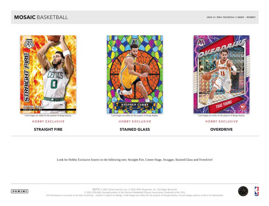 2020-21 Panini Mosaic Basketball Hobby Box