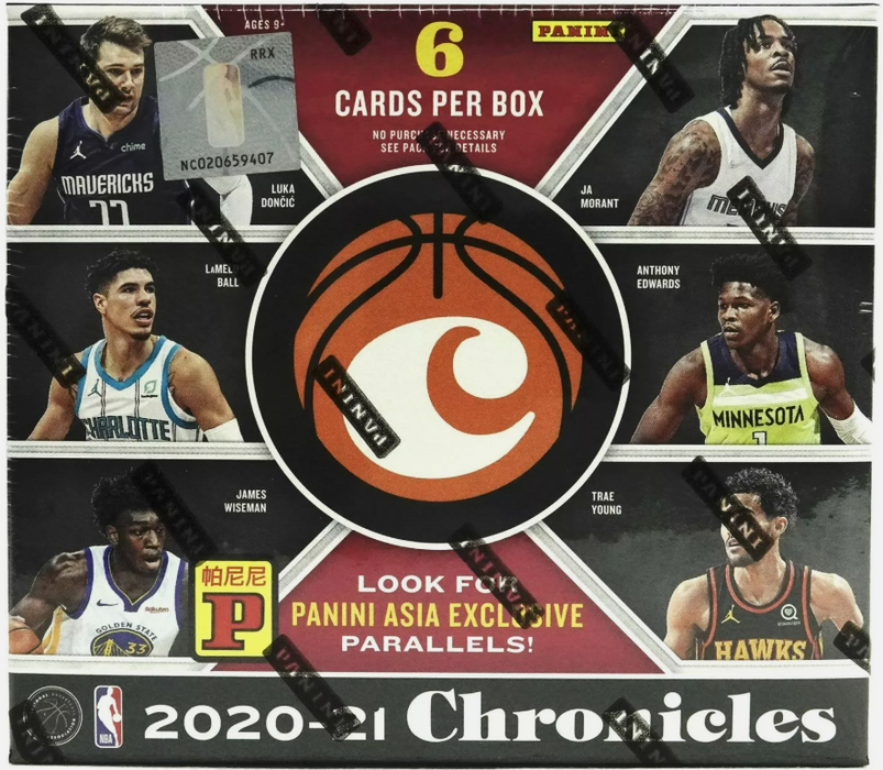 2020-21 Panini Chronicles Basketball Asia Tmall Box