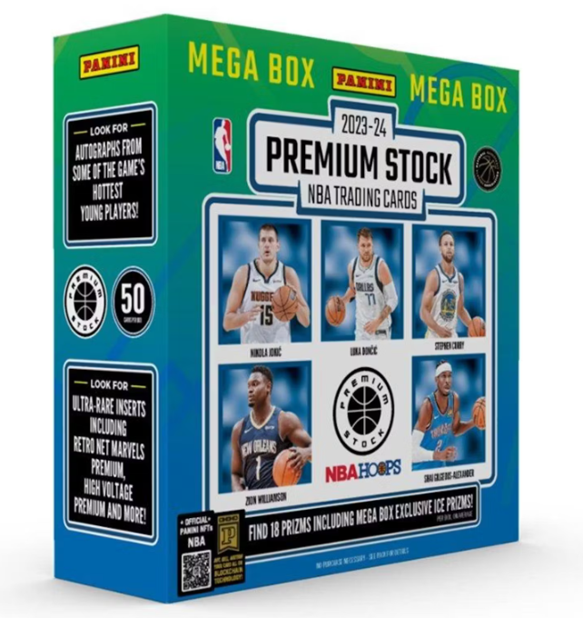 2023-24 Panini NBA Hoops Premium Stock Basketball Mega Box