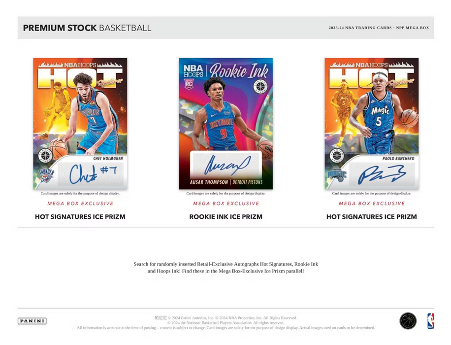 2023-24 Panini NBA Hoops Premium Stock Basketball Mega Box