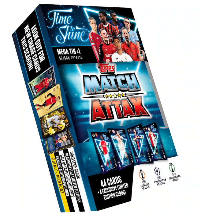 2024-25 Topps Match Attax Soccer Mega Tin (Assorted)