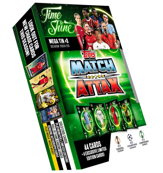 2024-25 Topps Match Attax Soccer Mega Tin (Assorted)