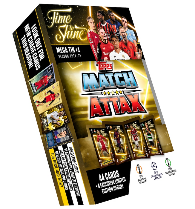 2024-25 Topps Match Attax Soccer Mega Tin (Assorted)