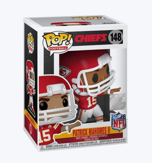 NFL Football - Patrick Mahomes (Kansas City Chiefs) Pop! Vinyl Figure #148