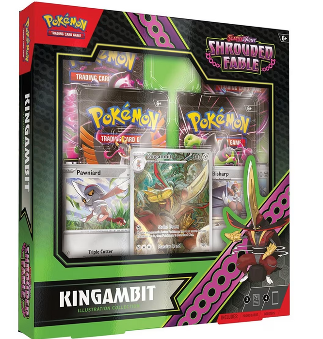 Pokemon TCG: Scarlet & Violet  - Shrouded Fable Kingambit Illustration Collection