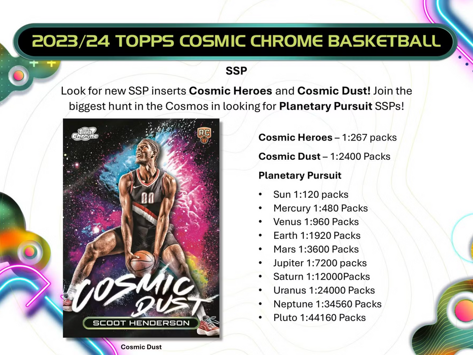 2023-24 Topps Cosmic Chrome Basketball Hobby Box