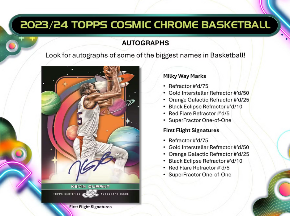 2023-24 Topps Cosmic Chrome Basketball Hobby Box