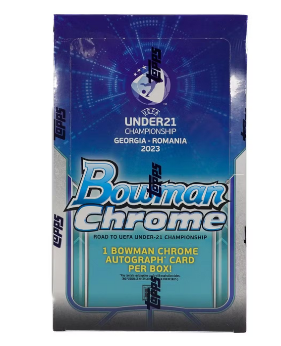 2022 Bowman Chrome Road to UEFA Under-21 European Championship Soccer Hobby Box