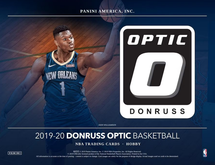 2019-20 Panini Donruss Optic Basketball Hobby Box