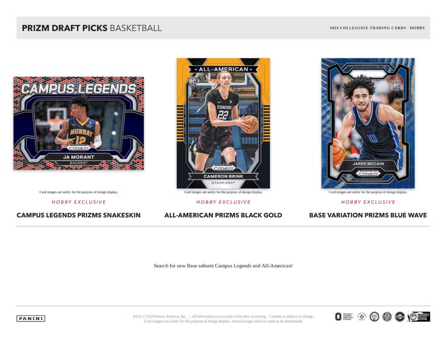 2024-25 Panini Prizm Draft Basketball Hobby Box