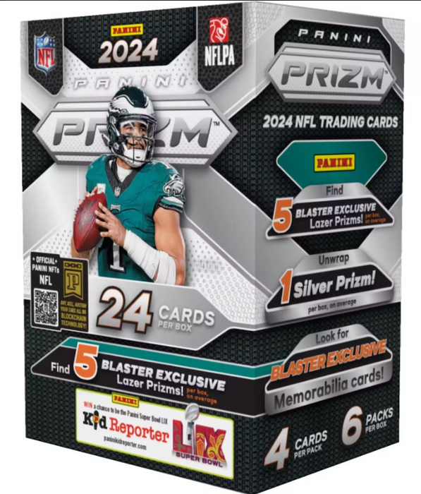 2024 Panini Prizm Football 6-Pack Blaster Box (Lazer Prizms!)