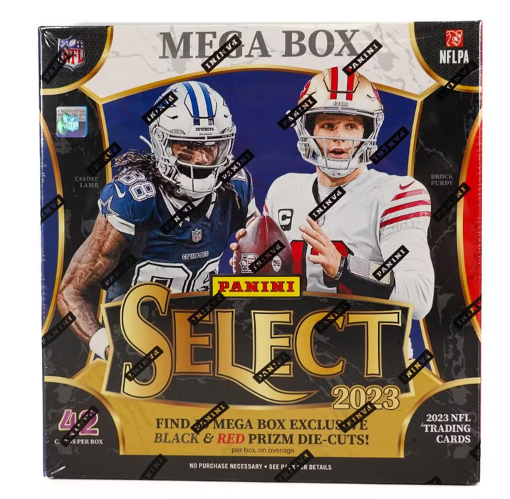 2023 Panini Select Football Mega Box (Black & Red Prizms!)